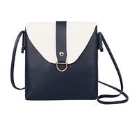 Sac à bandoulière pour femme - Simple - Solide - Boucle souple - Pratique - Sac à bandoulière, bleu, Taille unique