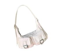 Sac à bandoulière pour femme Style coréen Aisselle Sac à main à la mode Tout assorti sous les bras Shopping Sortir ensemble Pour tous les jours Femmes Mode Aisselle Nylon Aisselles Styles Coréens