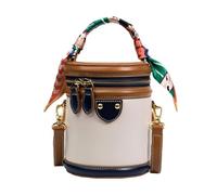 Sac à bandoulière pour femme Style coréen Sac à bandoulière tendance Sac à bandoulière en cuir PU Sac seau pour le travail quotidien Voyage