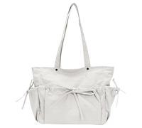 Sac à bandoulière pour femme, style japonais, sac à main plissé, sac à main assorti sous les aisselles, shopping pour tous les jours, grande capacité, épaules plissées, joli sac à main avec nœuds