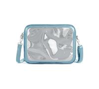 Sac à bandoulière pour femme - Style japonais - Sac à main pour femme - Sac à bandoulière Ita - Pour filles - Transparent - Mignon - Lolita, bleu ciel, One Size