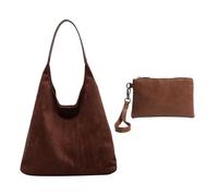 Sac À Bandoulière Pour Femmes 1 Pièce Et Porte-Monnaie 1 Pièce, Sac À Bandoulière Mode, Sac Rétro Pour Femmes, Grande Capacité, Porte-Monnaie Portable