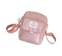 Sac à bandoulière pour femmes Sac de téléphone élégant Styles japonais Petit porte-monnaie Fixe Mesure des couleurs pour tous les jours Styles japonais Crossbody pour femmes Téléphone Couleur unie