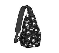 Sac à bandoulière pour homme et femme Aliens Space Ufo Black Art Gym Bags Sack Daypack Outdoor Backpack Multipurpose Anti Theft Carry On Bag, Compact Shoulder Chest Crossbody Bag