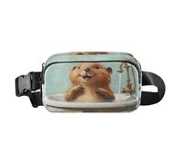 Sac à bandoulière pour homme et femme résistant à l'eau - Explosion éclatante de couleur, baignoire rétro sweet castor, 1 size