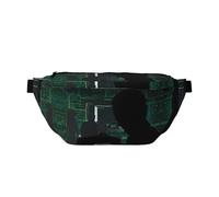 Sac à bandoulière pour homme et femme - Taille réglable - Pour sports de plein air, randonnée, voyage, cyclisme, randonnée, escalade, Hacker Attack, Taille unique, Sac à dos décontracté