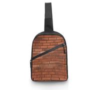 Sac à bandoulière pour homme et femme - Texture mur de briques rouges - Sac banane pour voyage, texture mur de briques rouges, taille unique, sac à dos à bandoulière, Texture murale en brique rouge.,