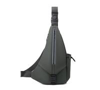 Sac à bandoulière pour homme - Grande capacité - Réfléchissant - Pour la nuit, Vert kaki, Beauté de masse
