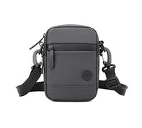 Sac à bandoulière pour homme, petit sac à suspendre, multi-poches, sac banane multifonction, gris