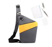 Sac à bandoulière pour homme - Sac à bandoulière antivol décontracté et sûr | Voyage léger et étanche avec plusieurs compartiments pour le travail, les rendez-vous et l'utilisation quotidienne 7,88 x