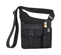 Sac à bandoulière pour homme - Sac de messager premium - Style urbain moderne | Sangle ergonomique avec poche cachée, organisateur polyvalent idéal pour le cyclisme, les affaires, les activités