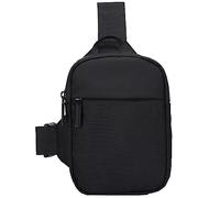 Sac à bandoulière pour homme, tendance et simple, couleur unie, nouveau motif, léger, sac à bandoulière, décontracté, fermeture éclair, sac à bandoulière pratique pour homme, noir, Noir , taille