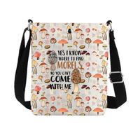 Sac à bandoulière pour la chasse aux champignons - Cadeau de chasse aux champignons - Cadeau pour mycologue, Morilles No Cb2, 111