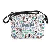 Sac à bandoulière pour médecin orthopédique avec inscription « It's A Beautiful Day To Get Back On Your Feet », Sac à pieds, Medium