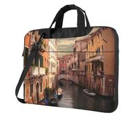 Sac à bandoulière pour ordinateur portable 13" avec bandoulière - Vue sur le canal de Venise
