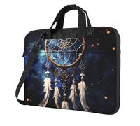 Sac à bandoulière pour ordinateur portable 13" Motif attrape-rêves Blanc