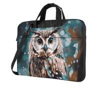 Sac à bandoulière pour ordinateur portable 13" Motif hibou mignon