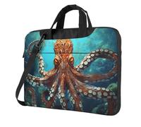 Sac à bandoulière pour ordinateur portable 13" Motif pieuvre