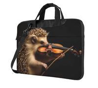 Sac à bandoulière pour ordinateur portable 14" - Motif hérisson et violon