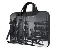 Sac à bandoulière pour ordinateur portable 14" pour homme et femme, sac à bandoulière imperméable pour équipement de gym, sac avec poignée et sangle