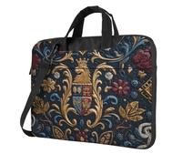 Sac à bandoulière pour ordinateur portable avec badge couronne, facile à utiliser lors de vos voyages d'affaires 13"