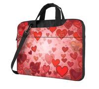 Sac à bandoulière pour ordinateur portable de 13 pouces pour homme et femme, sac à bandoulière étanche en forme de cœur avec poignée et sangle