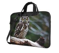 Sac à bandoulière pour ordinateur portable de 13 pouces pour homme et femme, sac à bandoulière étanche avec motif hibou sauvage, oiseaux avec poignée