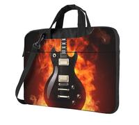 Sac à bandoulière pour ordinateur portable de 13 pouces pour homme et femme, sac à bandoulière étanche pour guitare rock avec poignée
