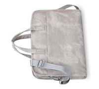 Sac à bandoulière pour ordinateur portable de 14 pouces, tissu résistant à l'eau, plusieurs poches, sangles réglables, compatible avec les voyages, sac pour ordinateur portable avec sangles de bagage