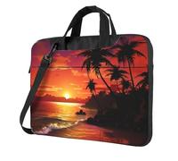 Sac à bandoulière pour ordinateur portable de 14" pour homme et femme, sac à bandoulière imperméable avec poignée et sangle