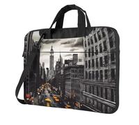 Sac à bandoulière pour ordinateur portable Love from New York avec bandoulière, noir, 14 inch