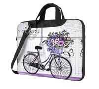 Sac à bandoulière pour ordinateur portable Love On The Bike - Mallette pour ordinateur portable - Pour les voyages d'affaires, les trajets et la protection de l'ordinateur portable, noir, 13 inch