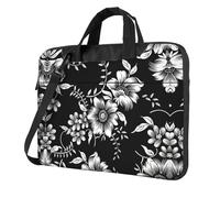 Sac à bandoulière pour ordinateur portable Motif ciel nocturne céleste Convient pour les voyages et une utilisation quotidienne, Noir , 13 inch