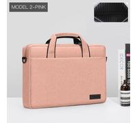 Sac à bandoulière pour ordinateur portable, porte-documents à manches, pour HP Pro 13 17 Macbook Air XiaoMi HUAWEI Lenovo Dell HP - For 14 pouces - Modèle 2-rose Rose