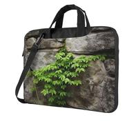 Sac à bandoulière pour ordinateur portable pour homme et femme, sac à bandoulière imperméable avec poignée à sangle, Noir/blanc, 13 inch