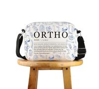 Sac à bandoulière pour orthodontie, cadeau pour assistant d'orthodontie, cadeau d'équipe d'orthopédie, sac à bandoulière, Ortho Noun UK, 0