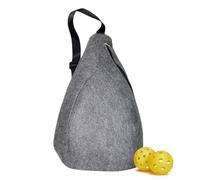 Sac à bandoulière pour pickleball - 36 l - Batte en feutre durable - Organisateur de stockage pour joueurs de tennis, racquetball, pickleball - Sac de sport réglable et léger - Peut contenir des
