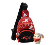 Sac à bandoulière pour - Sac à écharpe cross-corps | Dinosaur Design Messager Sacs For Kids, Sling Corst Purse avec dinno Print, Children's Messenger Cross Body Bodypack for Boys Girls Randing
