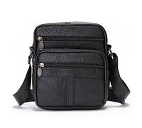 Sac à Bandoulière pour Téléphone Cuir, Homme Pochette Telephone Portable Cuir, Petite Sac Bandoulière en Cuir Homme Sac Epaule pour Téléphone Holster Portefeuille Messager Housse de Transport Sacoche