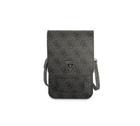 Guess Guwbsatmgr Saffiano Triangle Bi-Fold Portefeuille Unisexe Gris, Noir, x