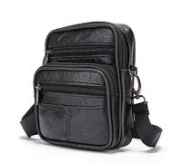 Sac à Bandoulière pour Téléphone Portable, Homme Pochette de Ceinture Cuir, Petit Sac Epaule pour Téléphone Sac de Ceinture Pochette Holster Portefeuille Messager Sacoche Housse de Transport Ceinture