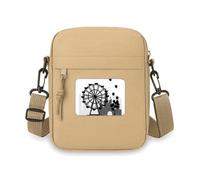 Sac à bandoulière pour téléphone portable, sac à main, mini sac à bandoulière motif ballon grande roue d'attractions