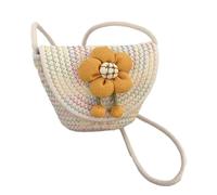 Sac à bandoulière pratique en fil de coton avec motif floral, sac à bandoulière, sac à bandoulière pour transporter vos essentiels en toute simplicité, ajoute une touche de style à n'importe quel look