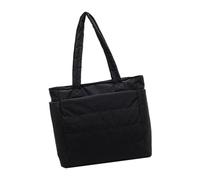 Sac à bandoulière pratique en nylon pour femme, sac à main décontracté avec motifs spacieux, sac à main sous les bras pour le travail et l'étude, sac à main en nylon, Noir , One Size