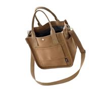 Sac à bandoulière pratique en toile avec poches d'accès facile pour un usage quotidien, Brun, Bohème