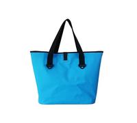 Sac à bandoulière pratique résistant à la déchirure avec poignée supérieure en PVC avec intérieur spacieux pour le camping sport gym sacs de voyage essentiels en PVC, BLEU, beauté en vrac