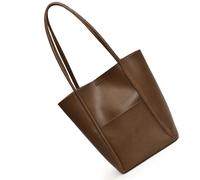 Sac à bandoulière professionnel pour femme avec un grand espace de rangement pour le quotidien ou le bureau rétro en cuir PU sac à main sous les bras sac à main décontracté sac de courses, kaki, One