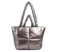 Sac à bandoulière Puffer - Sac fourre-tout tendance, style sangle réglable, intérieur doublure lisse, extérieur résistant à l'eau, compagnon streetwear décontracté | Parfait pour les déplacements domi