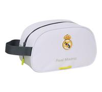 Sac à bandoulière Real Madrid 25/26 pour l'école et Les Loisirs Quotidiens - Petit Sac à bandoulière Real Madrid avec Sangle réglable et Plusieurs Poches, Trousse de Toilette 1 poignée Chariot