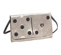 Sac à bandoulière - Red Or Dead - Domino - Velours - 100% Polyester - Argent